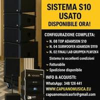 ADAMSON S10 SISTEMA LINE ARRAY COMPLETO