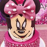 torta scenografica Minnie 