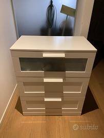 Cassettiera IKEA BRIMNES 3 cassetti
