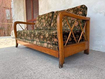 Divano d’epoca anni 50 stile Paolo Buffa