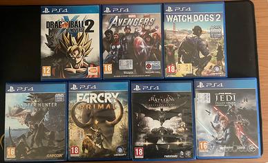 Vari giochi PS4