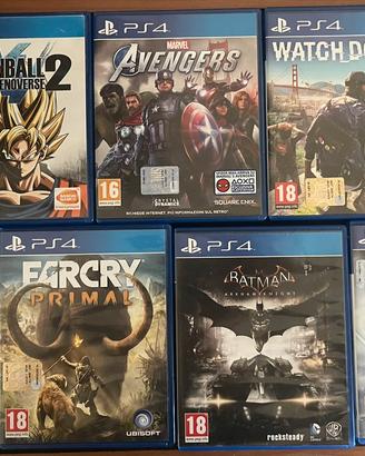Vari giochi PS4