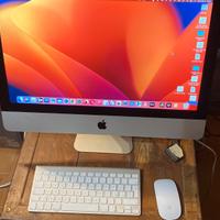 imac 21,5 2017  i5  ssd500gb con tastiera e mouse