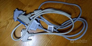 Lotto Cavi Adattatori PC Vintage 90/2000 50+ Pezzi