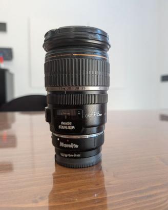Canon 17-55mm f2.8 IS USM + Adattatore per Sony E