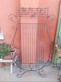 Appendiabiti attaccapanni ferro battuto musica