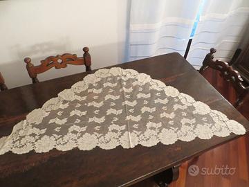 velo in pizzo VINTAGE del 1946, da messa