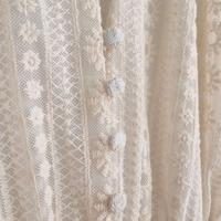 Desigual abito in pizzo color crema