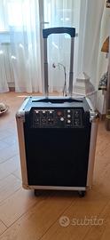 Cassa portatile a trolley 