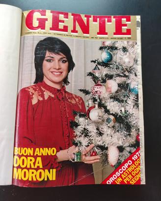 10 Riviste Gente Rilegate Anno 1979