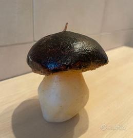 Candela a forma di fungo porcino