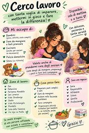 Babysitter/pulizie/assistenza