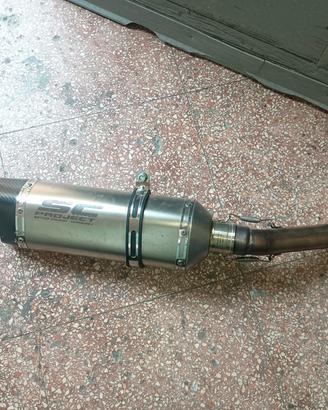 Scarico completo SC project Triumph street triple 