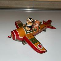 VILLEROY & BOCH CHRISTMAS TEDDY AEROPLANE CERAMICA