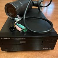 4 telecamere Samsung Network con video recorder