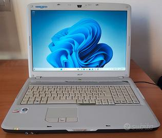 NOTEBOOK ACER 7720 HDD 500 GB RAM 4 GB W 11 PRO