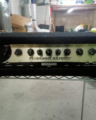 amplificatore Testata Behringer Ultrabass BX3000T