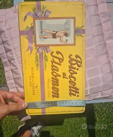 Vintage Lattina Biscotti Plasmon Anni '50 