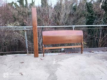 Letto in noce massiccia
