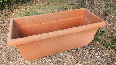 vaso plastica 100 x 45 x 40 h