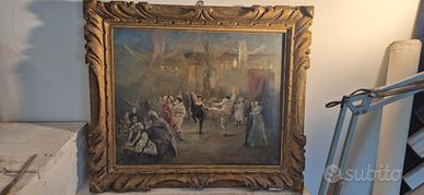dipinto antico francese 