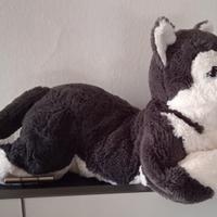 Cane lupo peluche grande