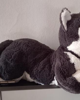 Cane lupo peluche grande