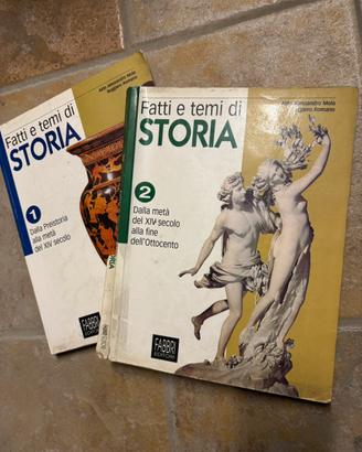 Volumi "Fatti e temi di storia”