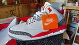 Nike Jordan 3 white/fire red new22 11 usa