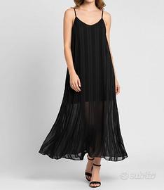vestito Made in Italyelegante lungo nero tg. 44-46