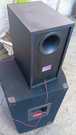 Casse+subwoofer+amplificatore