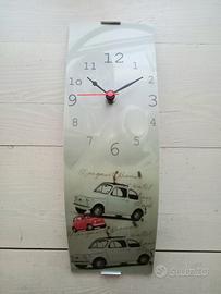 Fiat 500 orologio da parete 