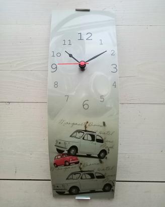 Fiat 500 orologio da parete 