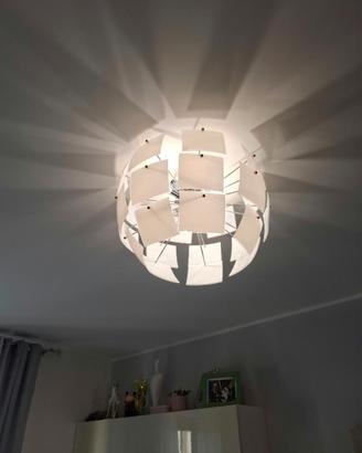 Lampadario metallo/vetro