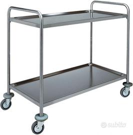 carrello in acciaio inox