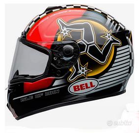 Casco BELL srt Isle of  Man black /red