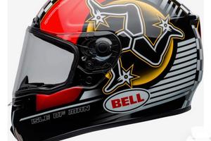 Casco BELL srt Isle of  Man black /red