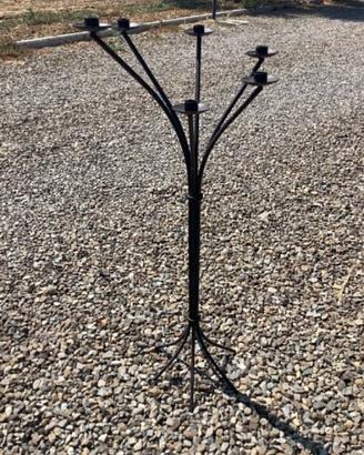 Candelabro ferro battuto