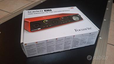 Scheda Audio Scarlett 4i4  3rd gen
