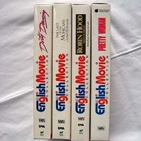 4 Film VHS in lingua originale inglese
