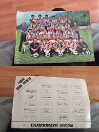 Poster con firme stampate Juve campionato '79/'80