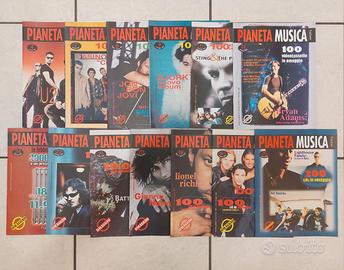Set di 13 numeri di Pianeta Musica 1997-1999