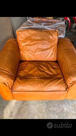 Poltrone Molteni in pelle