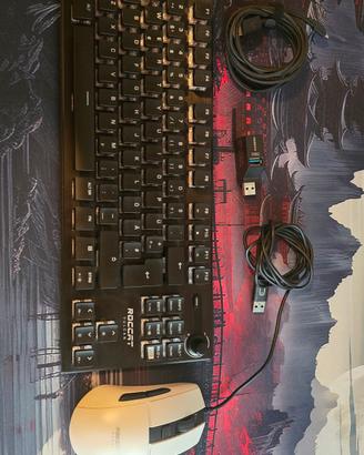 Tastiera + Mouse Roccat Gaming keyboard set