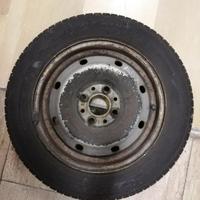 4 Pneumatici estivi 155/65 R13+cerchio Fiat Radar