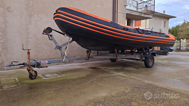 Gommone + Motore + Carrello 1800 euro