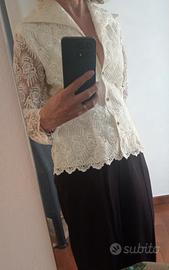 Camicia donna in pizzo