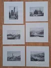 N. 6 stampe bianco e nero - Paul De Musset