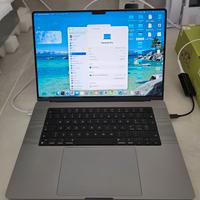 MacBook Pro 16 M1 Pro 16GB / 1TB + Tastiera Mouse