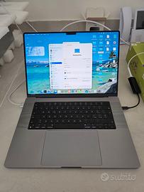 MacBook Pro 16 M1 Pro 16GB / 1TB + Tastiera Mouse
